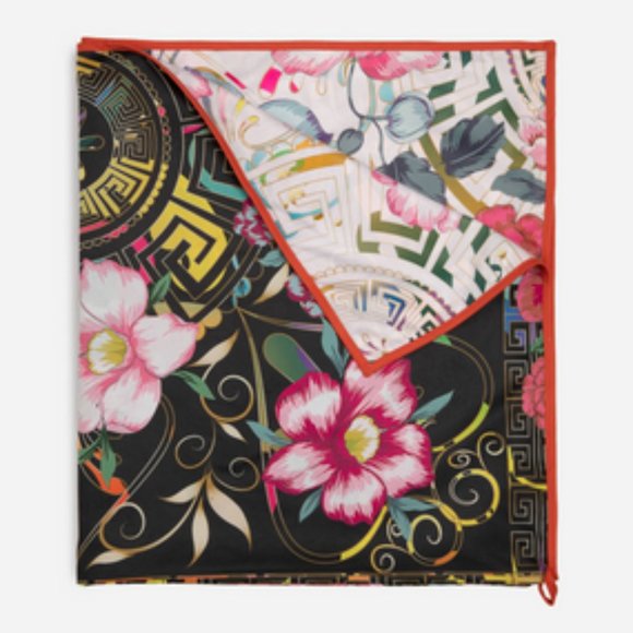Johnny Was Floral Peace Beach Blanket 65”x70” NWT - Picture 1 of 9